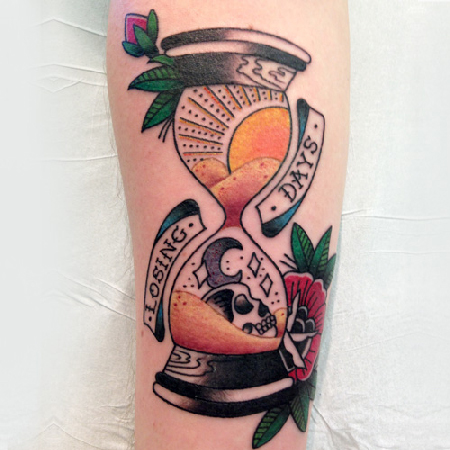 hourglass tattoo