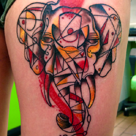 elephant tattoo